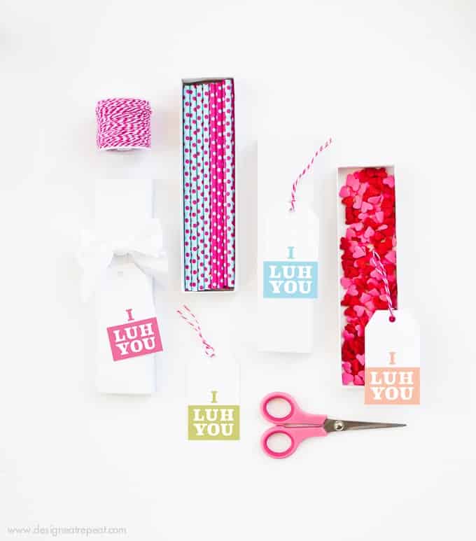 Free Printable Valentine's Day Gift Tags by Design Eat Repeat