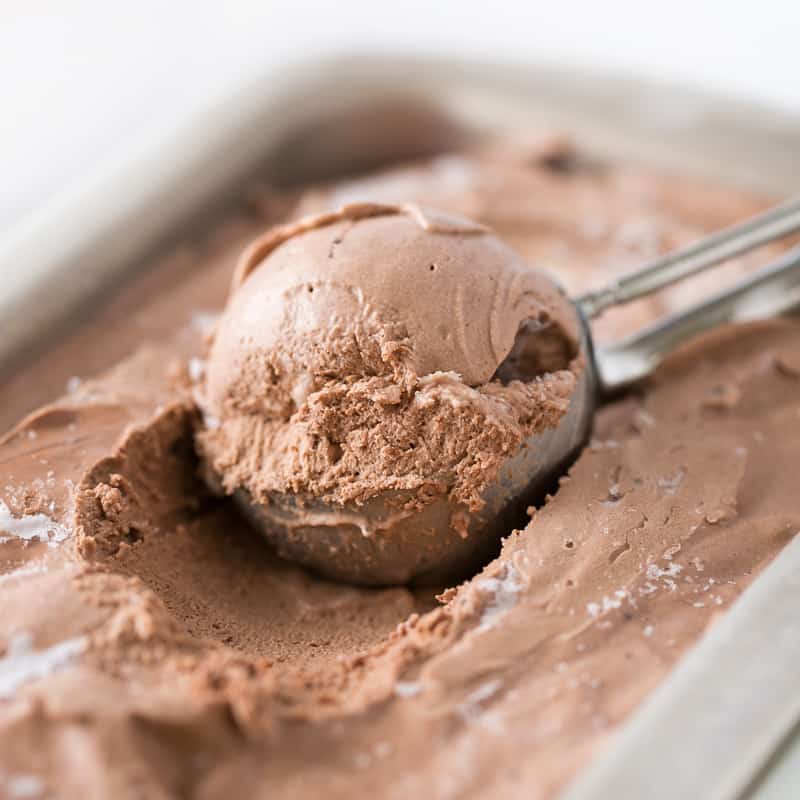 No-Churn Chocolate Ice Cream with No Ice Cream Maker - Much Butter