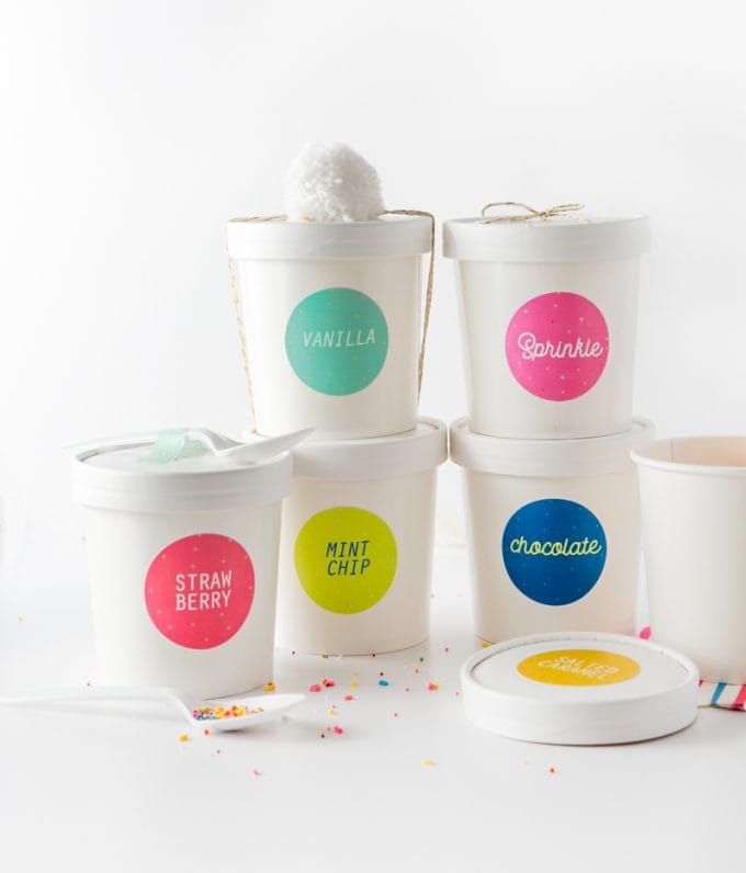 Free Printable Ice Cream Labels Design Eat Repeat