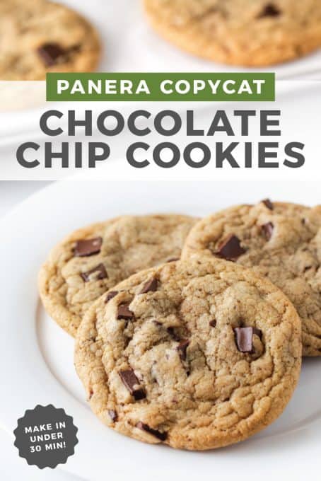 Copycat Panera Chocolate Chip Cookies