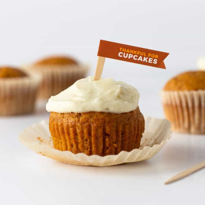 Thanksgiving Cupcake Toppers Design Eat Repeat