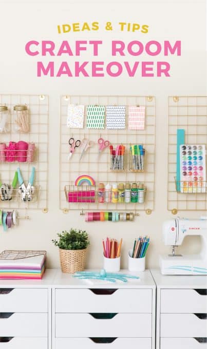 Craft Room Makeover Organization Ideas - Design Eat Repeat