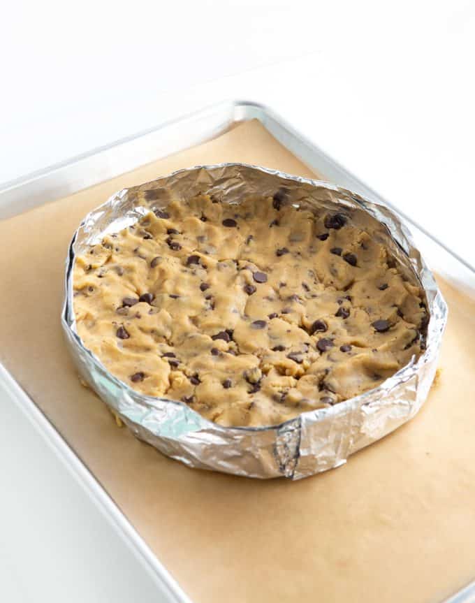 diy cookie pan pan using foil