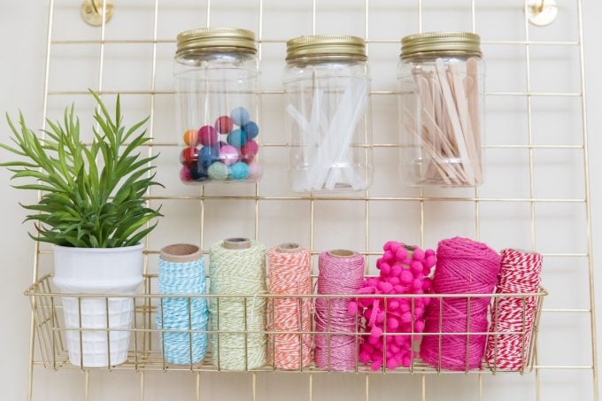 10 Vertical Craft Storage Ideas  Dollar store crafts, Dollar stores, Craft  storage