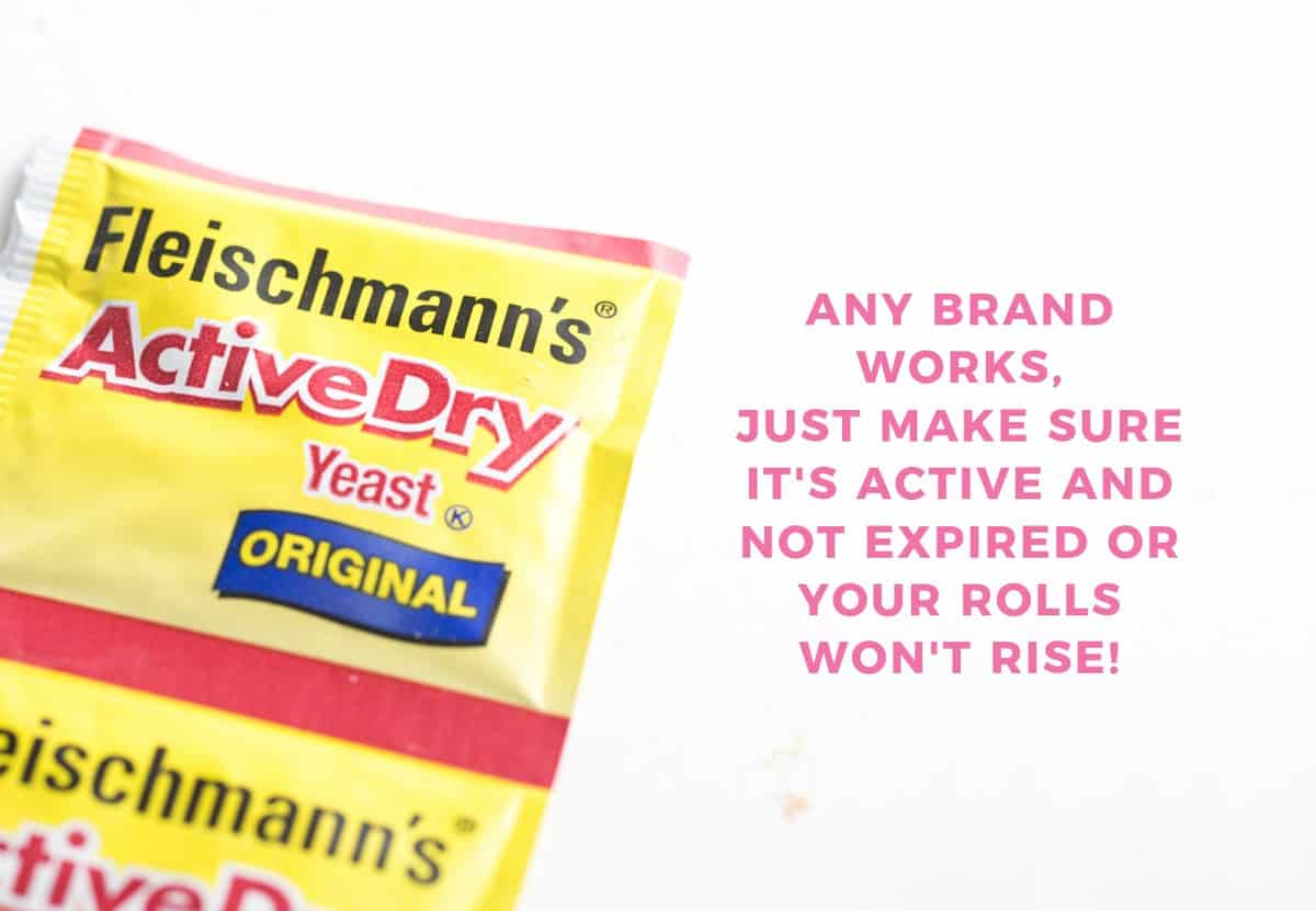 Packet of Fleischmann's Active Dry Yeast