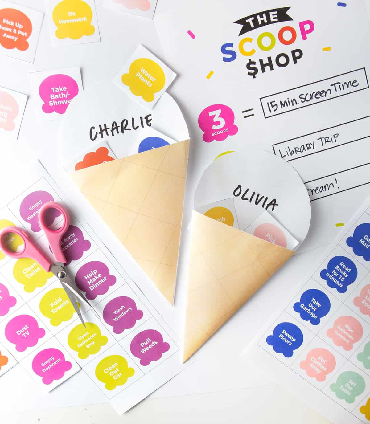 Ice Cream Matching Game Printable [Freebie]