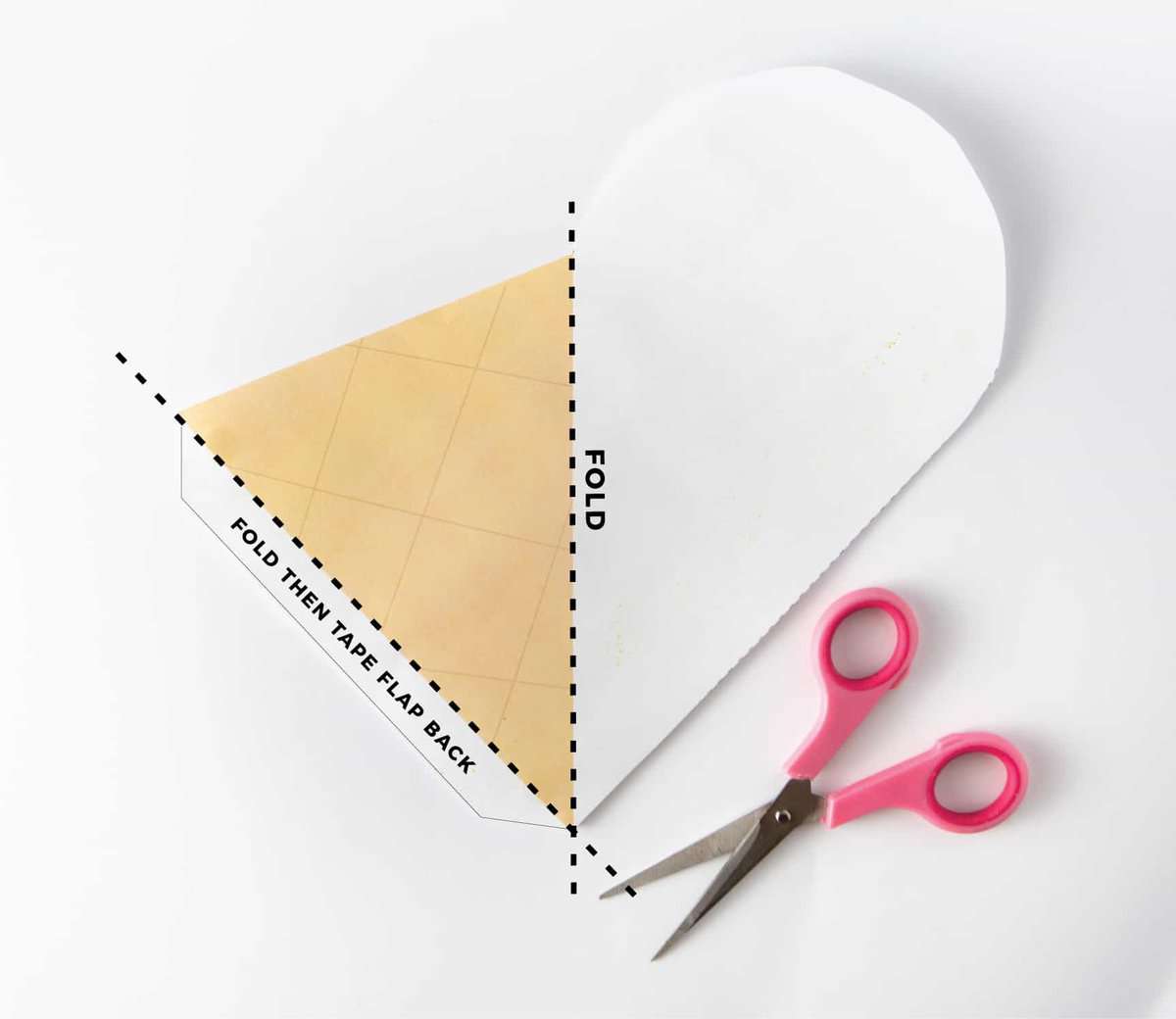 How to fold Ice Cream Printable Chore Chart 