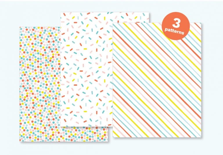 Birthday Printable Wrapping Paper - Design Eat Repeat