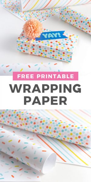 Birthday Printable Wrapping Paper - Design Eat Repeat