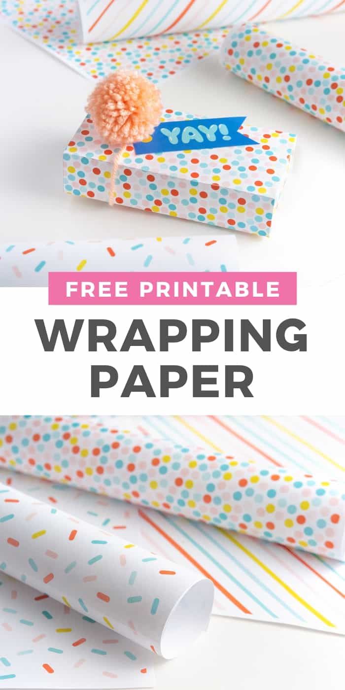 Birthday Printable Wrapping Paper - Design Eat Repeat