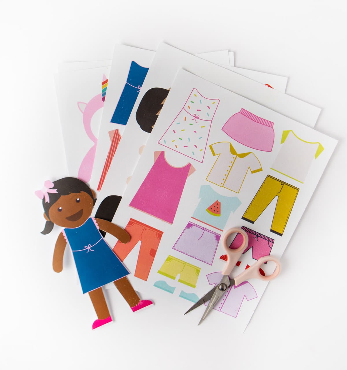 paper doll accessories