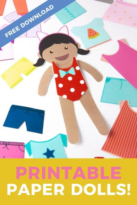 dress up doll printable