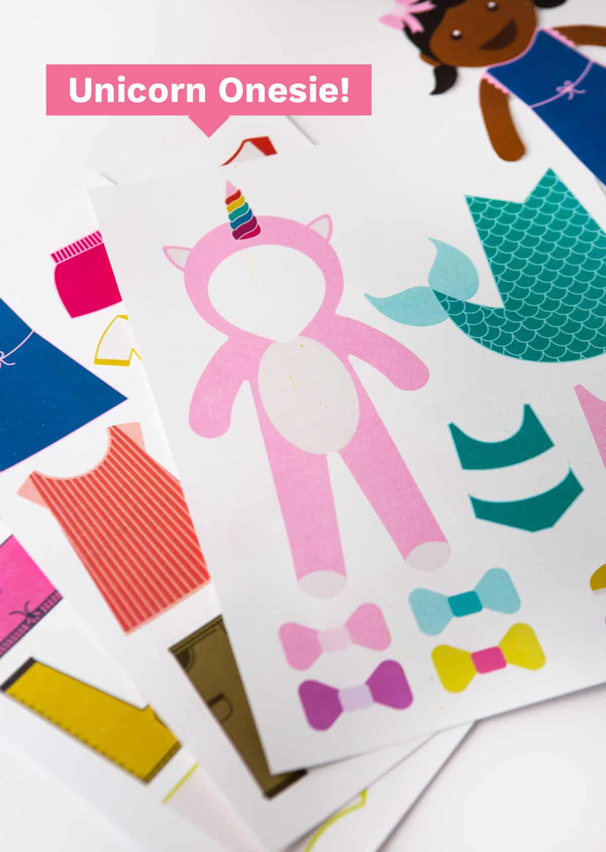 printable dress up paper dolls