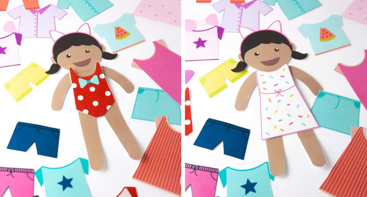 Printable Paper Dolls Clothes And Accessories Design Eat Repeat