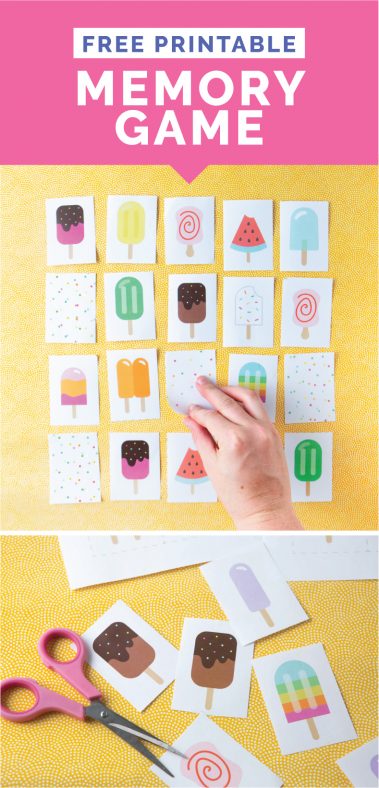 Popsicle Printable Memory Game - Design Eat Repeat
