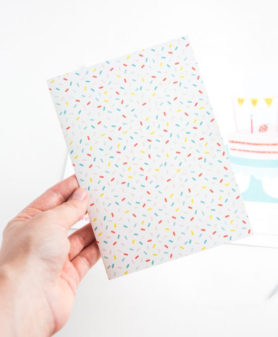 Free Printable Cake Birthday Card - Design Eat Repeat