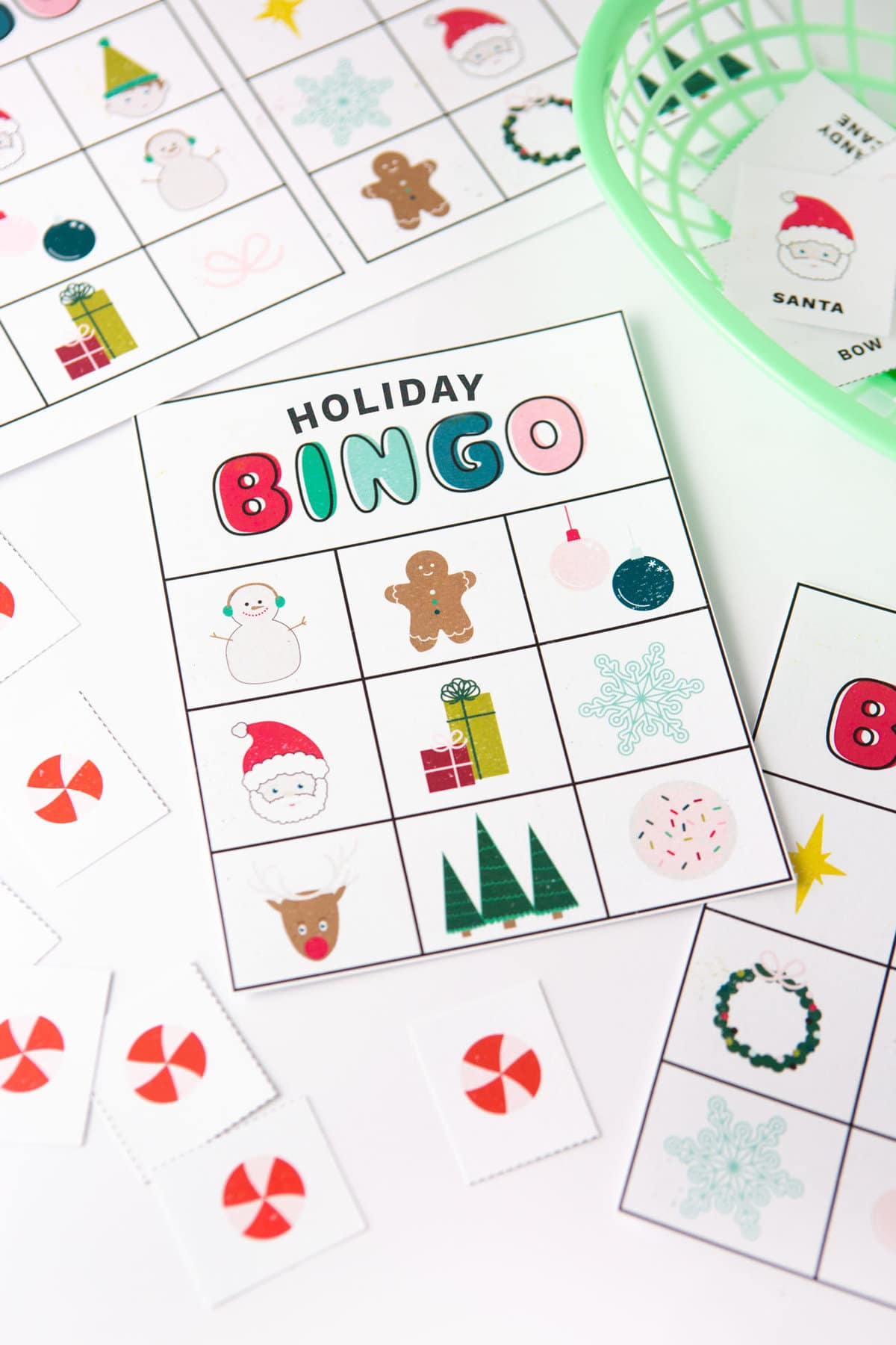 Holiday Bingo Template Holiday Bingo Template