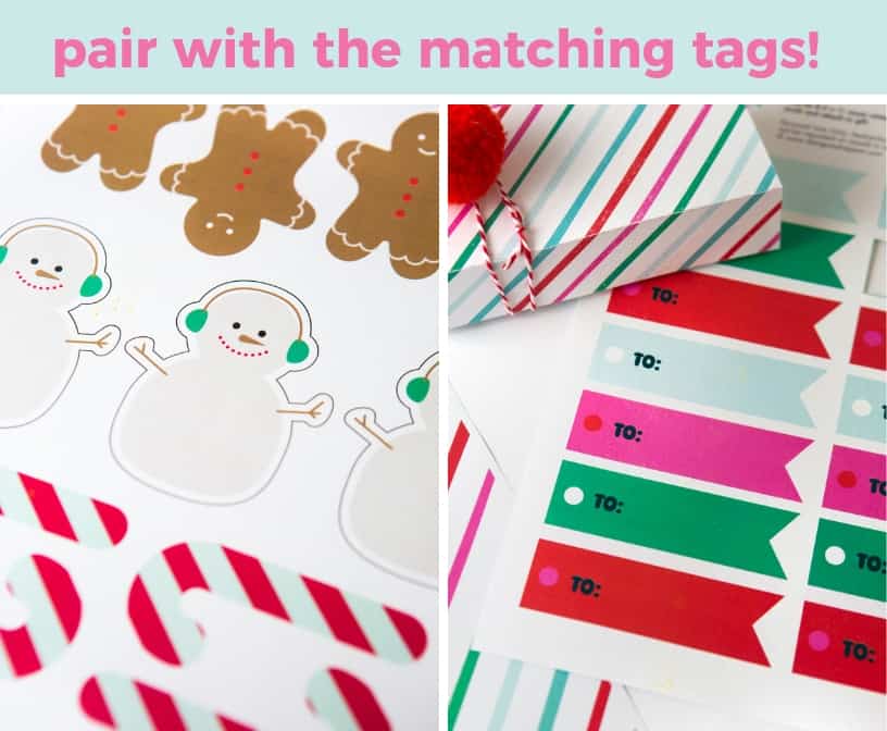 Free Printable Wrapping Paper for Christmas Gifts