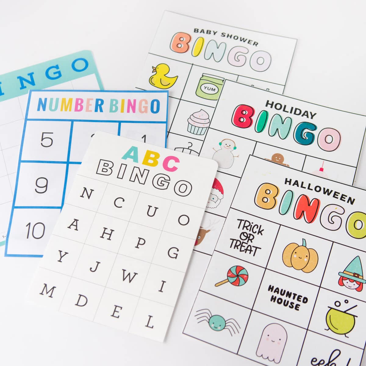 Printable Bingo Cards For Kids