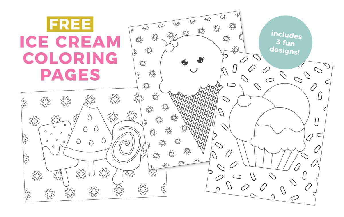 8 Free Kids Coloring Pages Design Eat Repeat