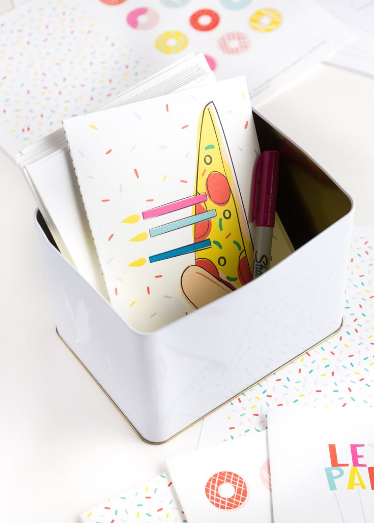 Pizza Printable Birthday Card - Design Eat Repeat