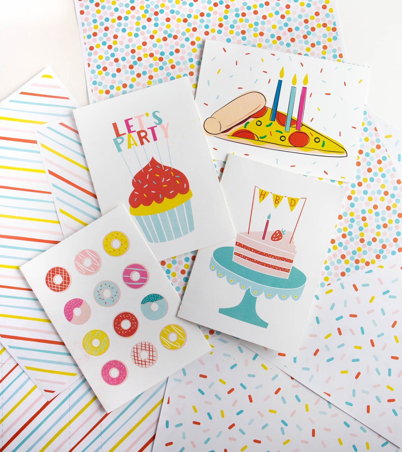 4 free birthday cards to print design eat repeat