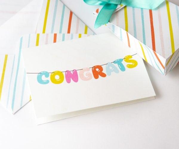 Printable Congratulations Baby Cards - Design Eat Repeat