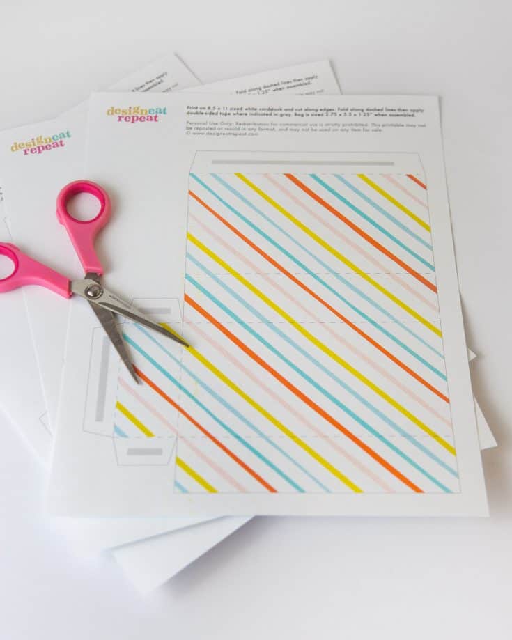 Printable Party Favor Bags - Design Eat Repeat