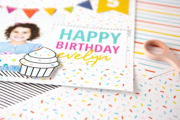 Birthday Printable Scrapbook Paper - Design Eat Repeat