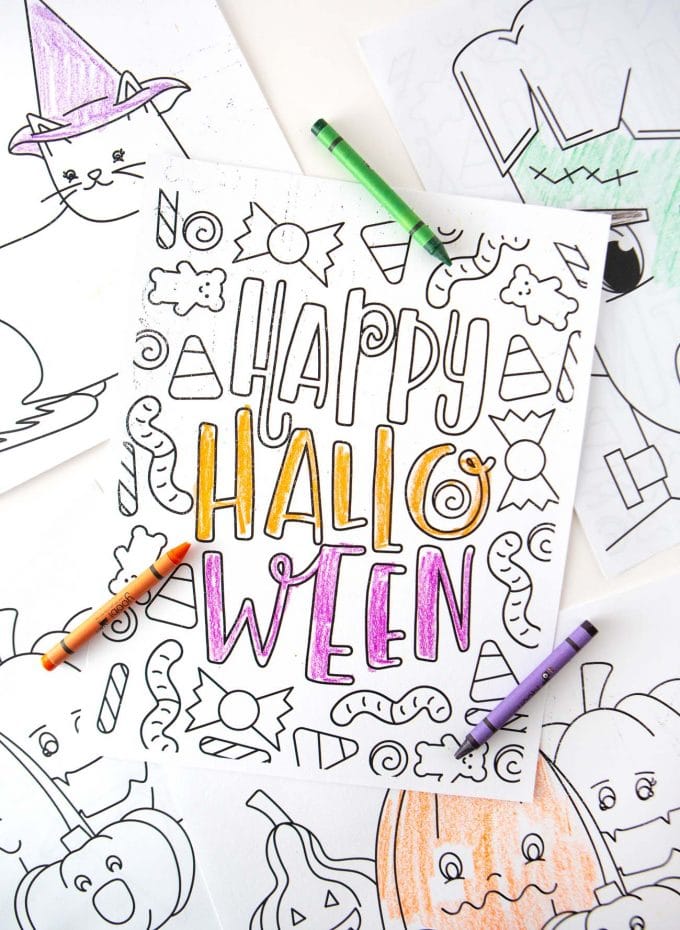 free halloween coloring sheets