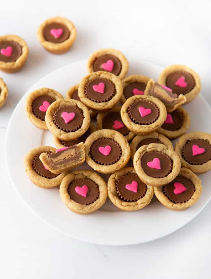 Easy Valentines Cookie Cups