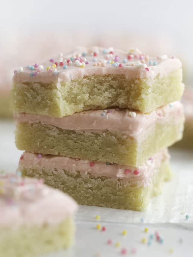 Frosted Sugar Cookie Bars