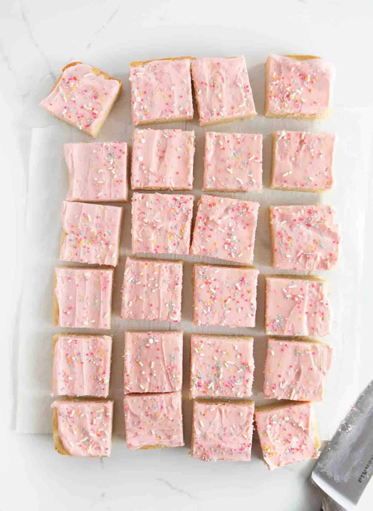 Frosted Sugar Cookie Bars Design Eat Repeat