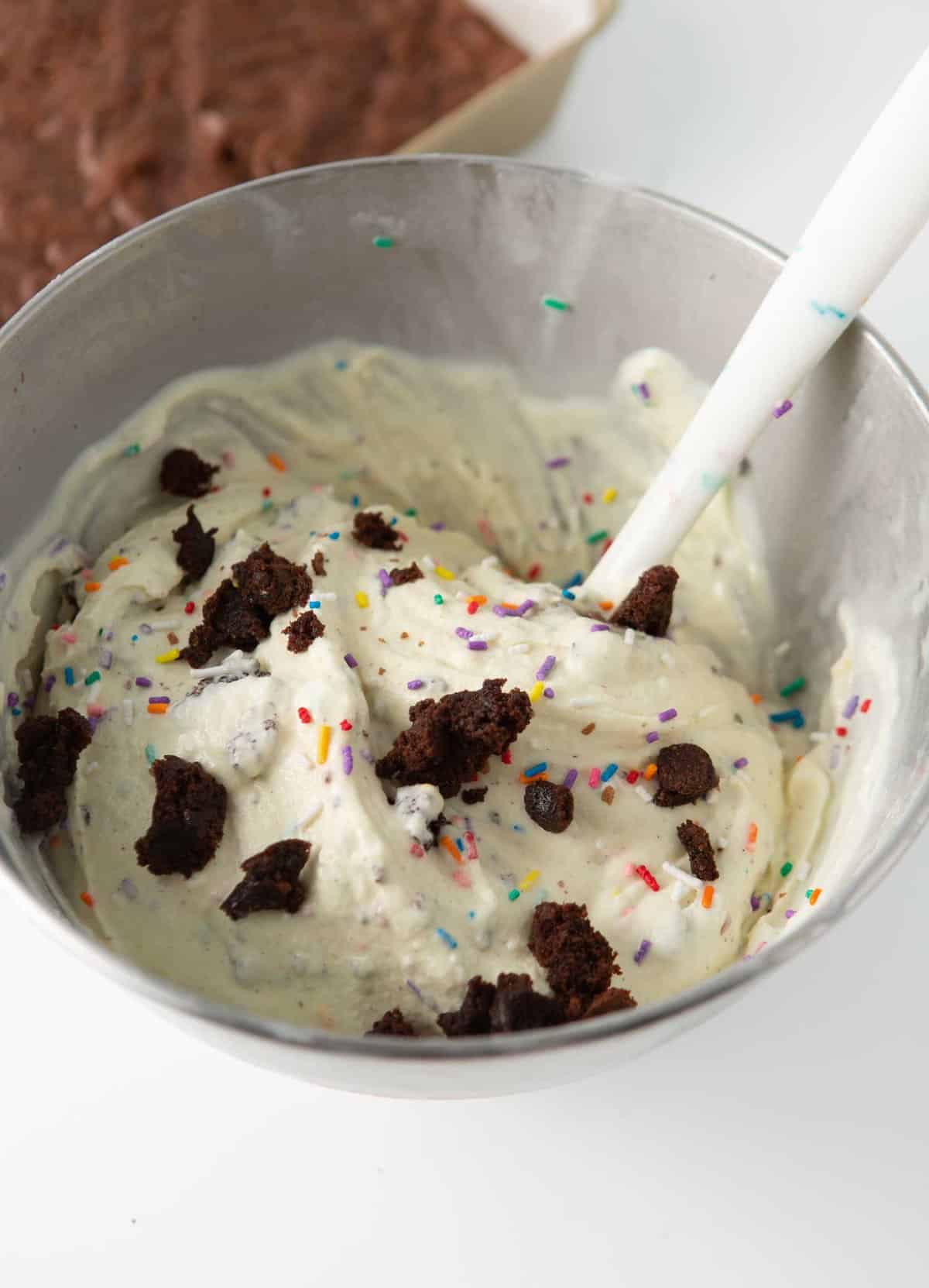 Easy Cake Batter Ice Cream Design Eat Repeat