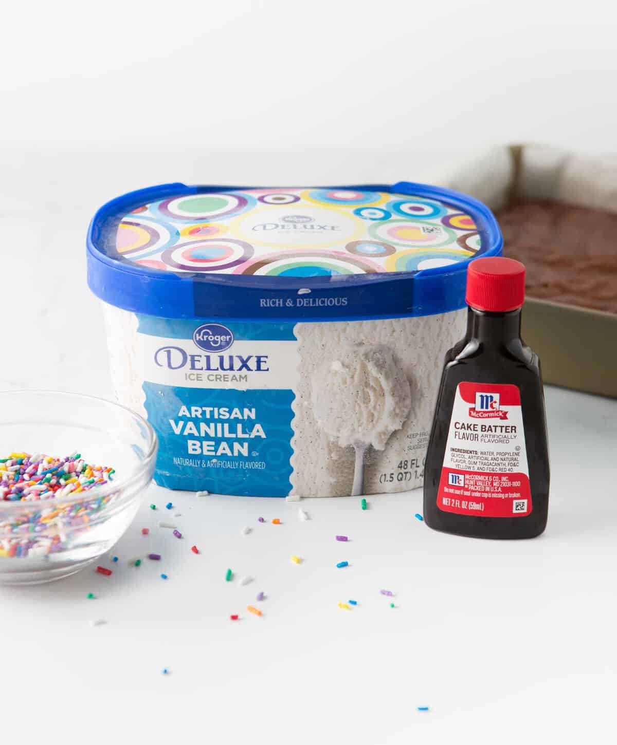 Easy Cake Batter Ice Cream Design Eat Repeat