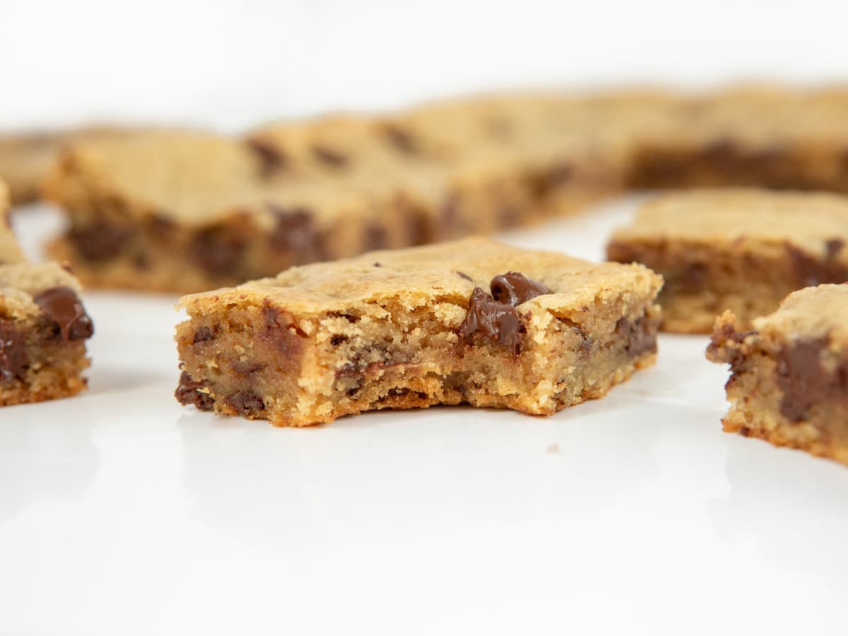 Chocolate Chip Cookie Bars (Tiktok Viral) Design Eat Repeat