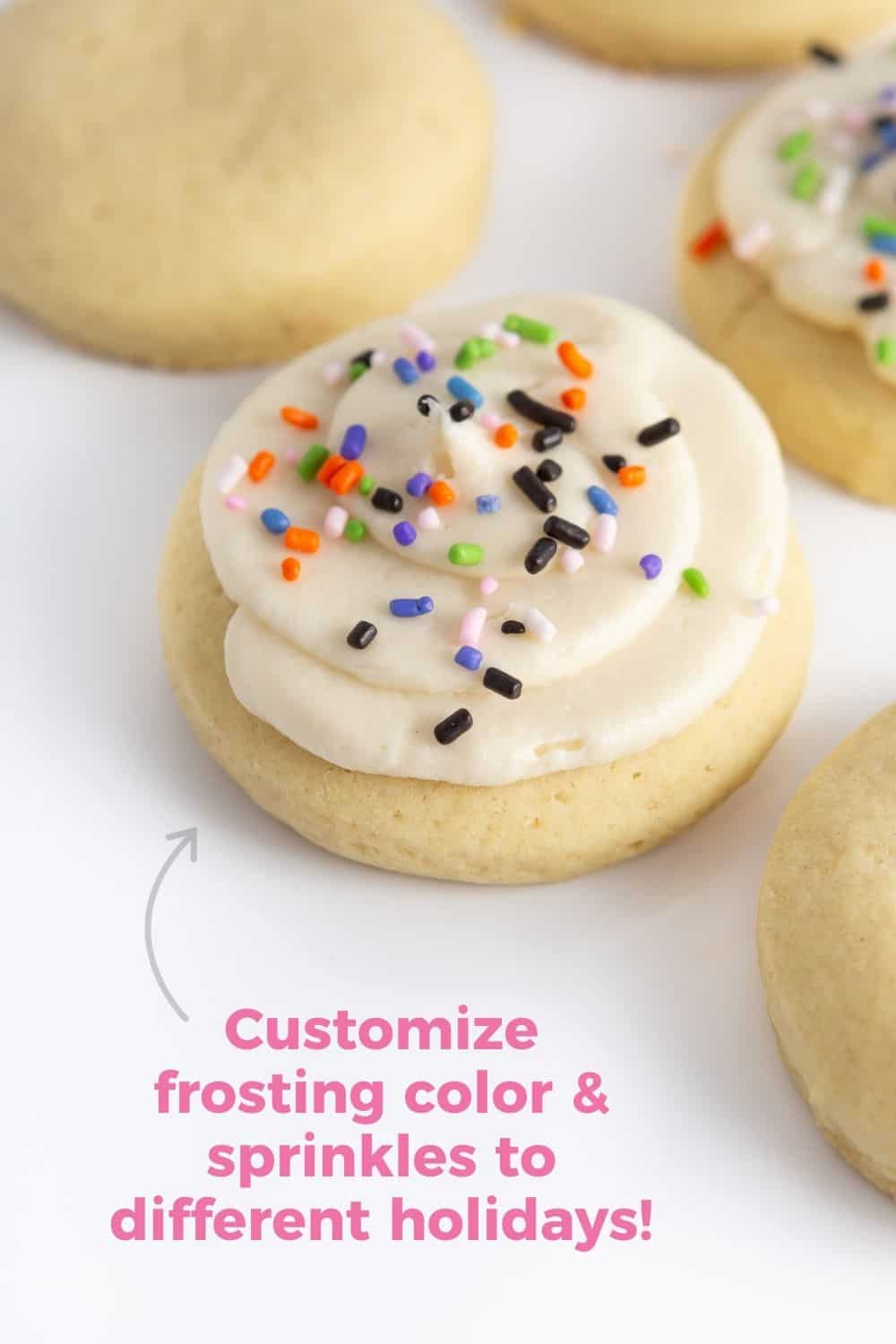 The BEST Fluffy Sugar Cookies Design Eat Repeat