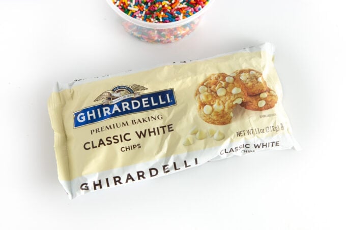 bag of ghiradelli white chocolate chips