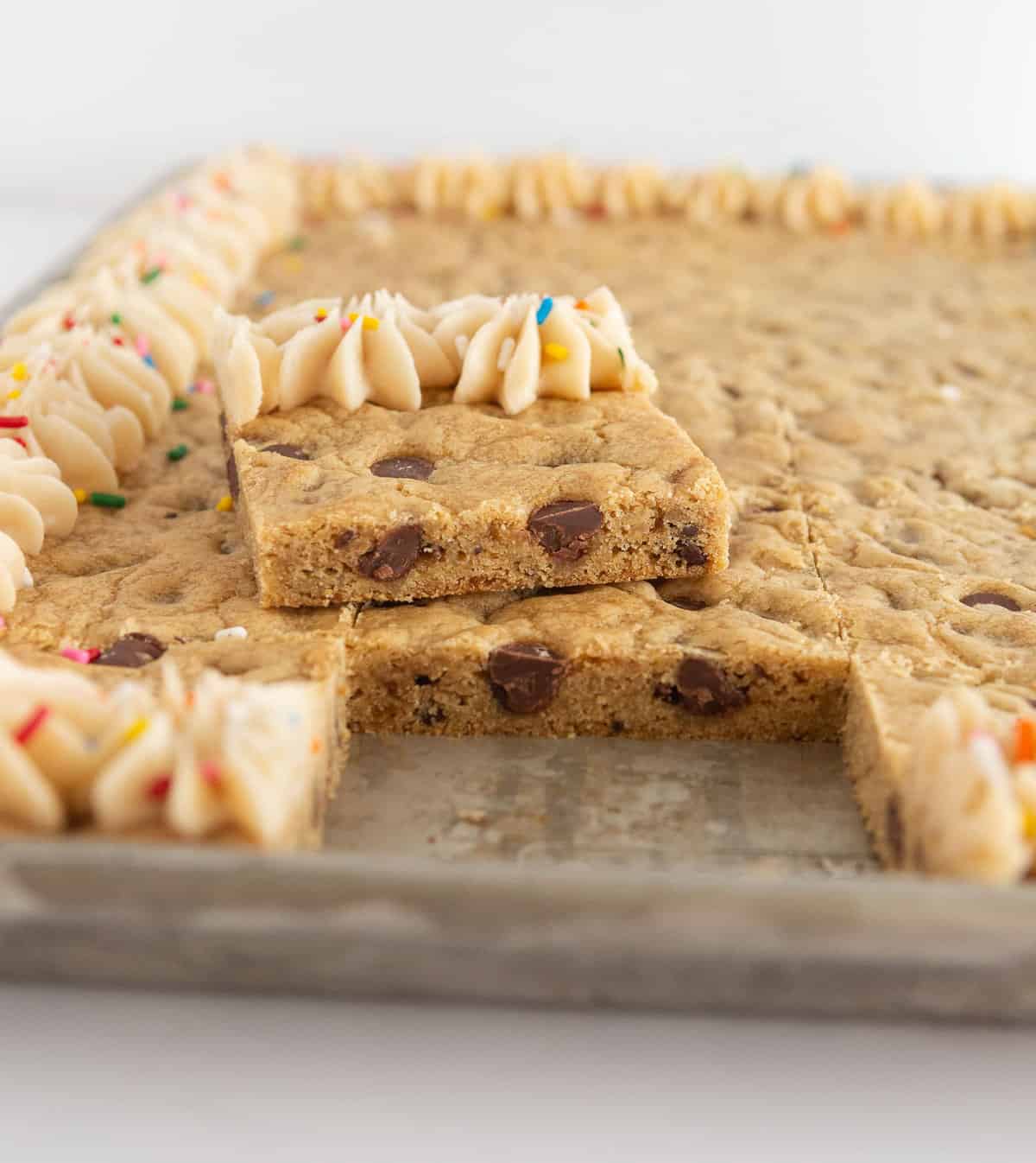 Sheet Pan Cookie Cake Design Eat Repeat