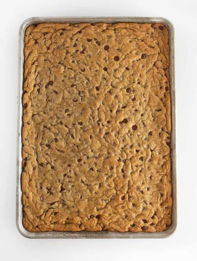 Sheet Pan Cookie Cake - Design Eat Repeat