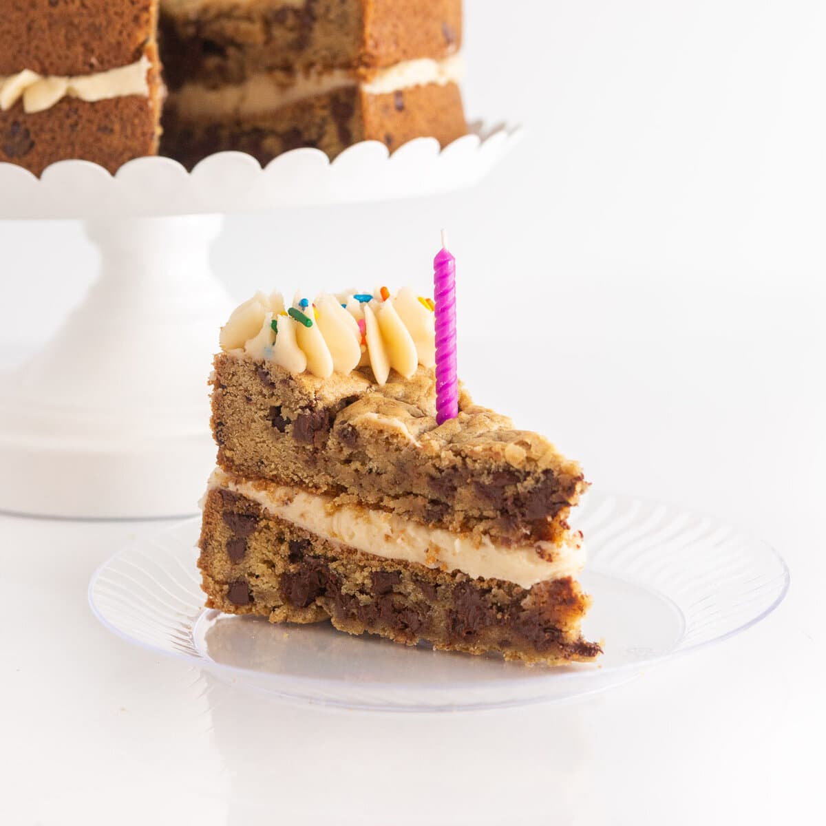 Double Layer Cookie Cake Design Eat Repeat