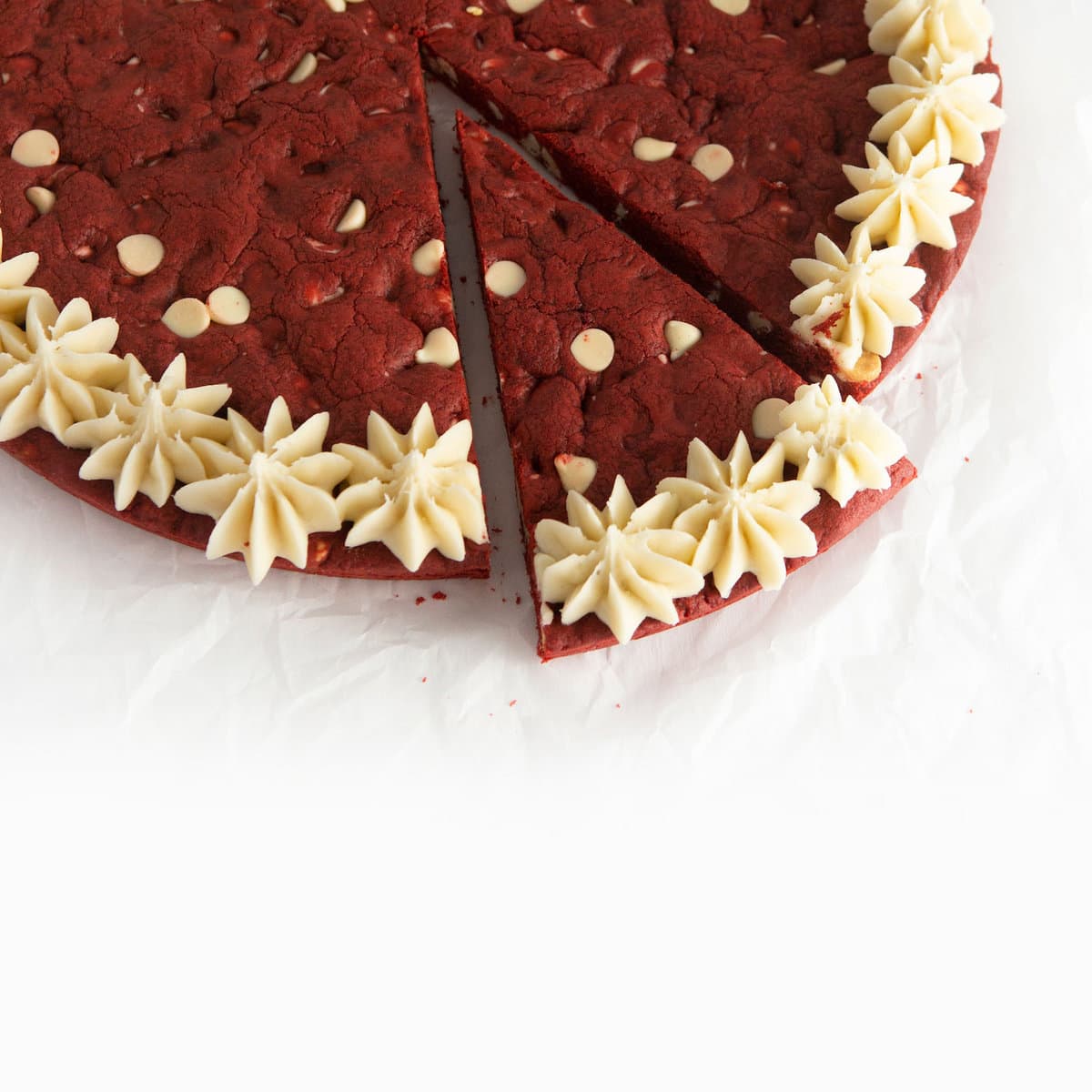 Red Velvet Cookie Cake