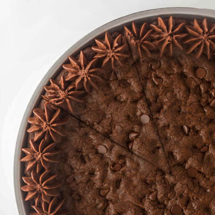 Triple Chocolate Cookie Cake