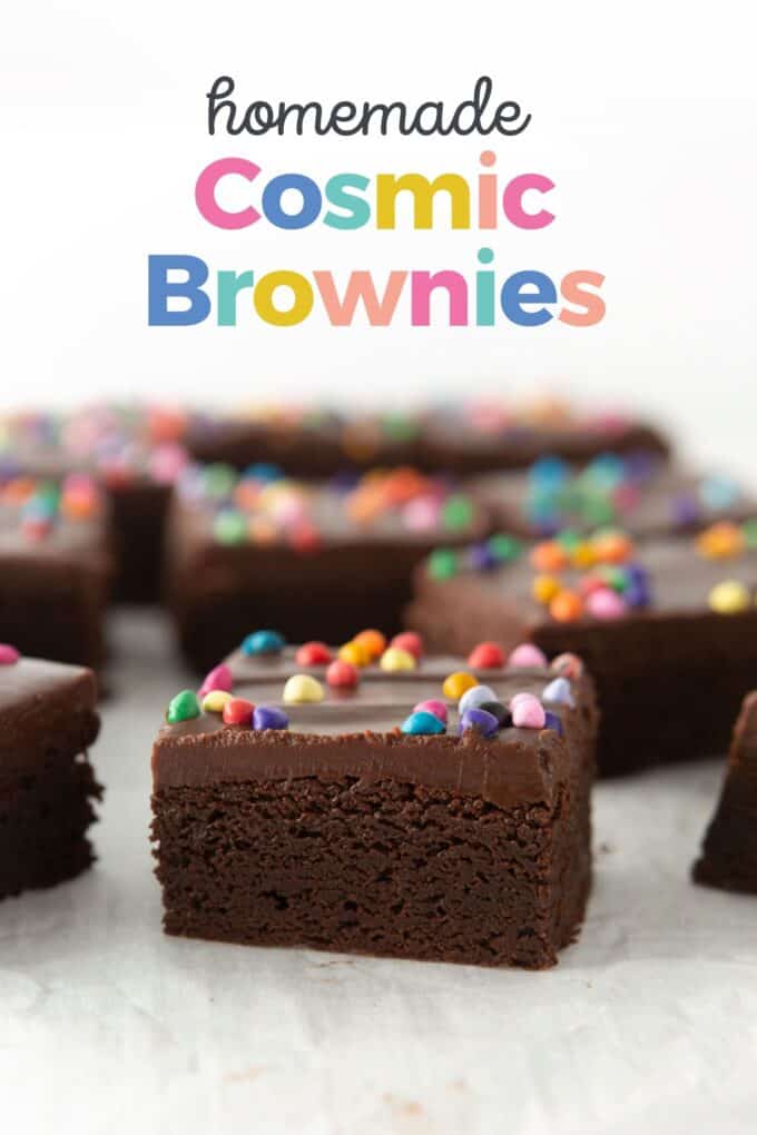 m&m brownies packet