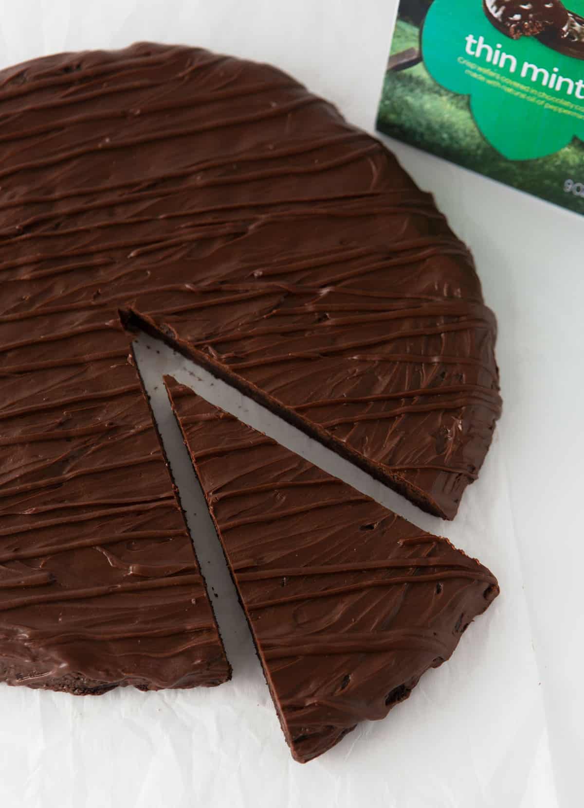 giant thin mint cookie cake