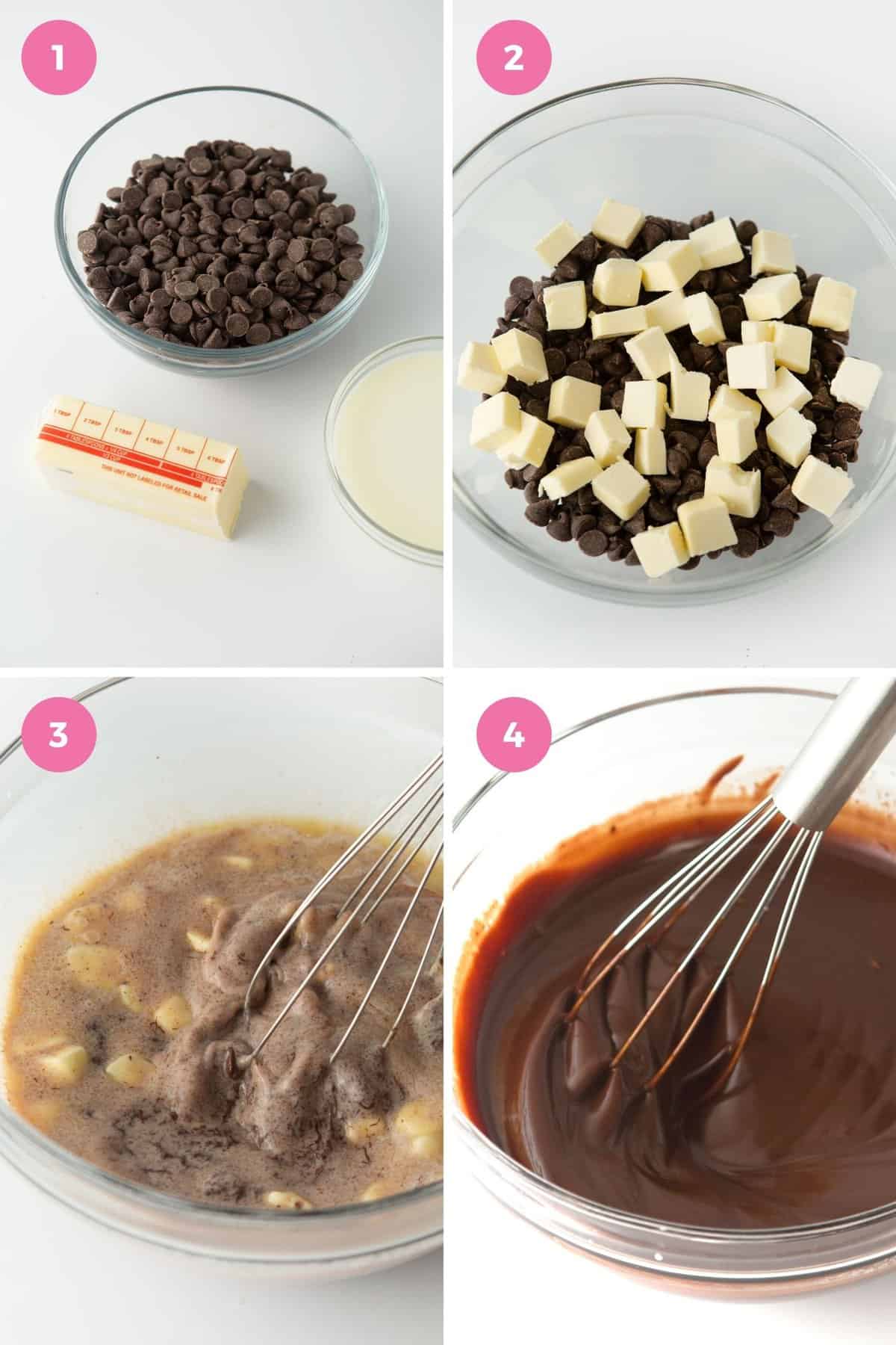 Easy Chocolate Ganache Without Cream Design Eat Repeat