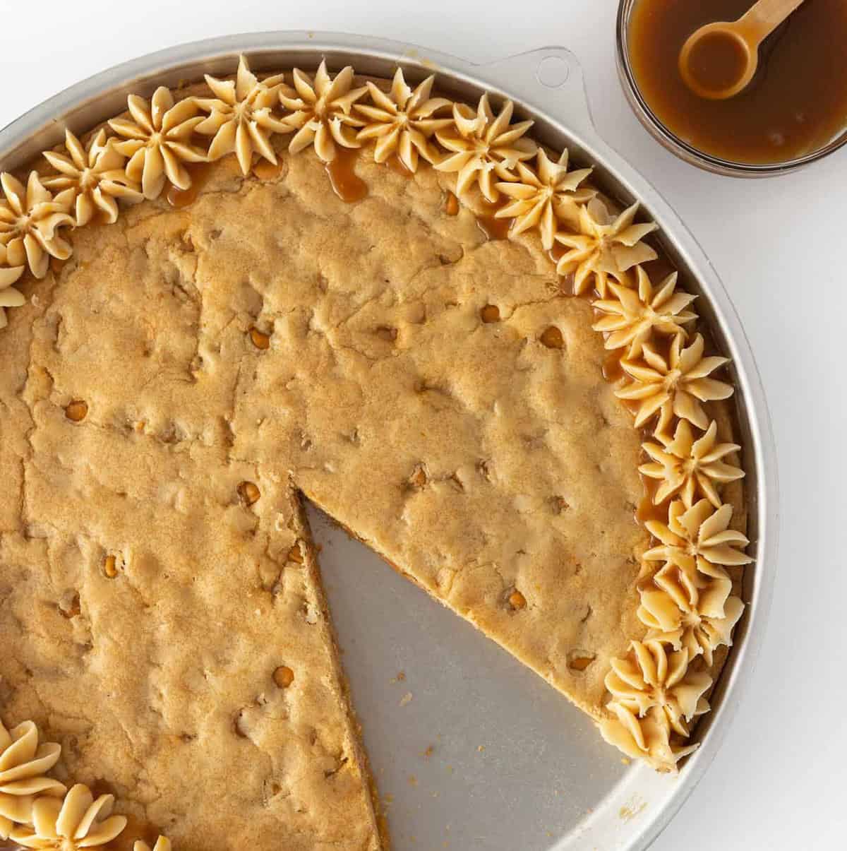 Sheet Pan Cookie Cake - Design Eat Repeat