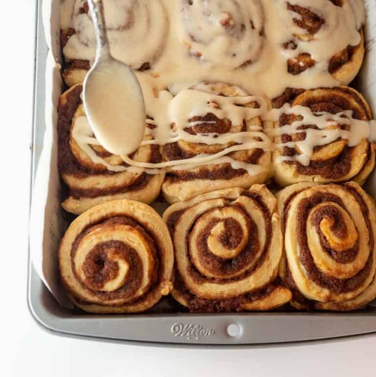 Easy Cinnamon Roll Icing (without cream cheese!)