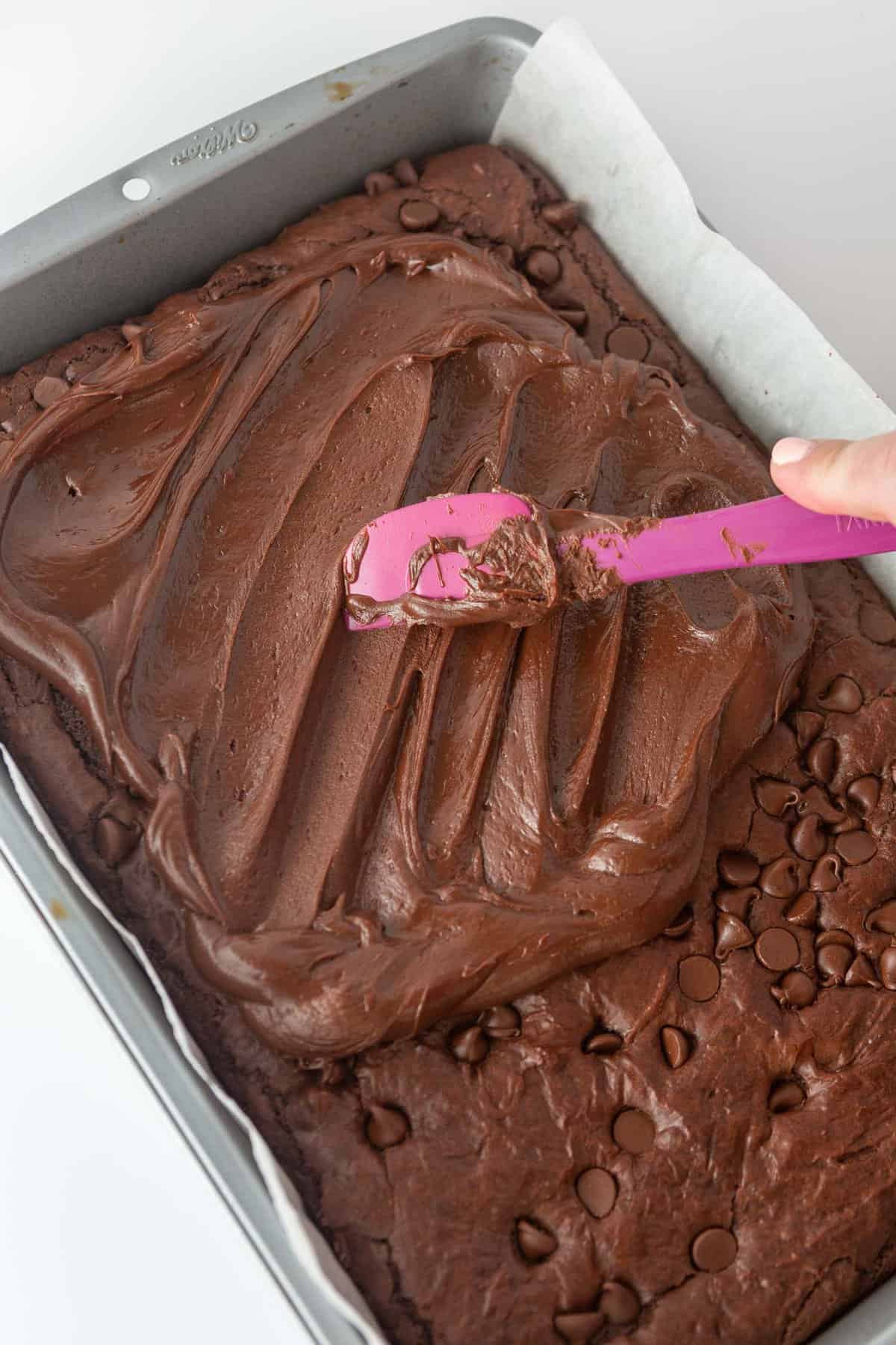 Best Chocolate Frosting for Brownies | Design Eat Repeat