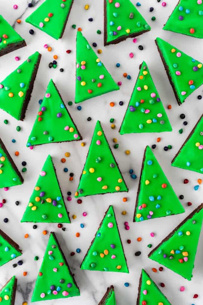 homemade little debbie christmas tree cosmic brownies